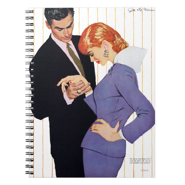 I Liebe Sie, Mutter Girl Notizblock (Vorderseite)