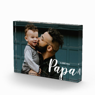 I Liebe Sie Papa Custom Foto