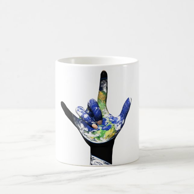 I Liebe Sie Planeten-ErdTasse Tasse (Mittel)