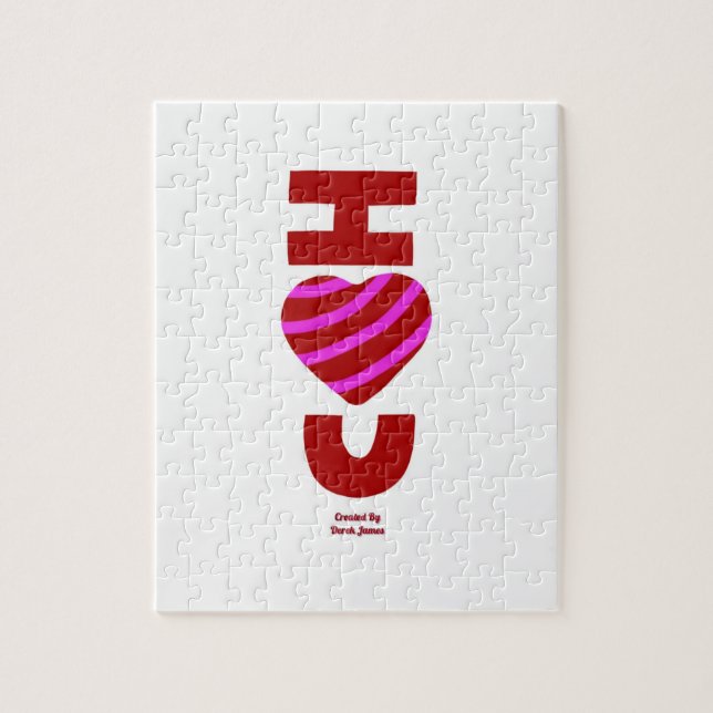 I Liebe Sie Puzzle 20,3 cm x 25,4 cm (Vertikal)