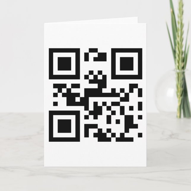 I Liebe Sie - QR-Code Karte (Vorderseite)