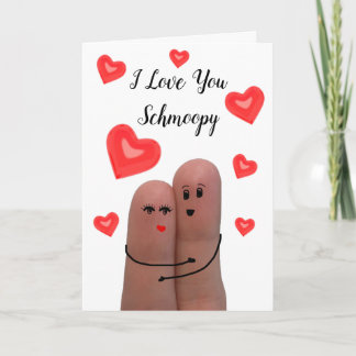 I Liebe Sie Schmoopy Valentinstag Card Feiertagskarte