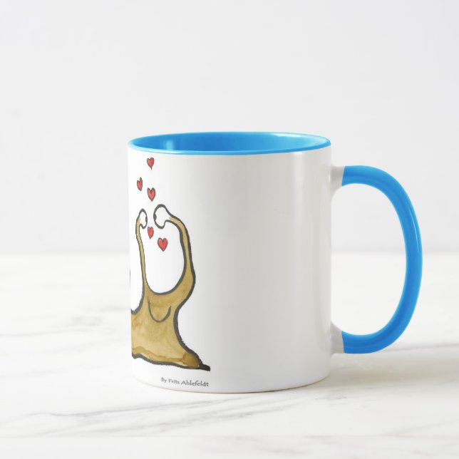 I Liebe Sie Schnecke-Tasse Tasse (Rechts)