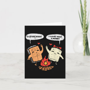 I Liebe Sie Smore Funny Camping Couple Camper Männ Karte