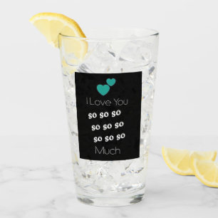 **I LIEBE SIE SO SO VIEL** LIEBE GLASS GLAS