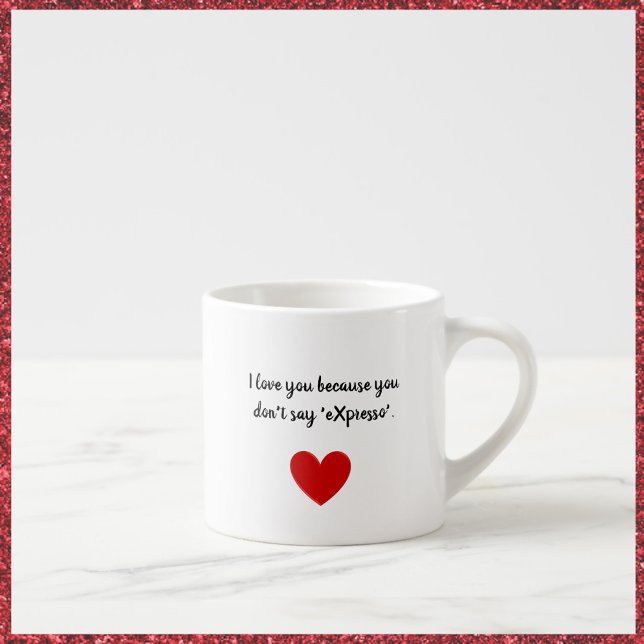 I Liebe Sie Spezialität Espressotasse (Bookmark my store! https://www.zazzle.com/store/capricepetit)