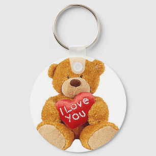 I Liebe Sie Teddybär Schlüsselanhänger