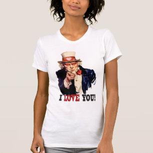 I Liebe Sie - Uncle Sam ArtValentine T-Shirt
