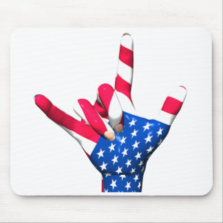 I Liebe Sie USA-Flagge Mousepad