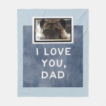 I Liebe Sie, Vater-dunkelblaue kundenspezifische