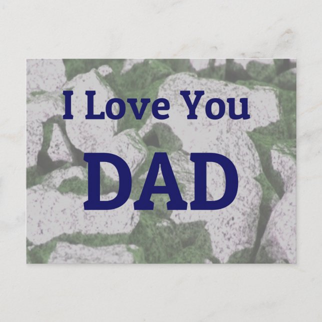 I Liebe Sie Vater Postkarte (Vorderseite)