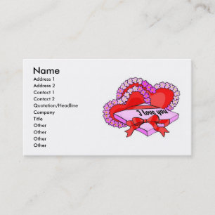 I Liebe Sie Visitenkarte