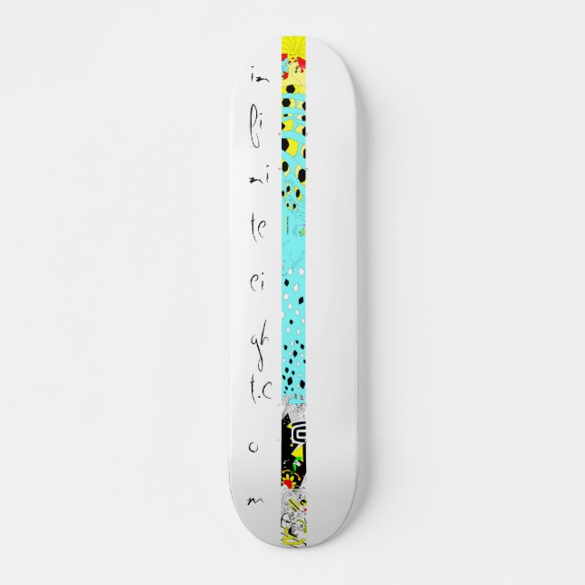 I LIEBE SIE, WEIL SIE FARBE ZU DEN STERNEN HOLEN SKATEBOARD (Vorne)