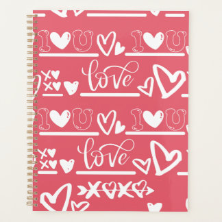 I Liebe Sie XOXO Kalenderplaner Planer
