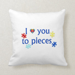 I Liebe Sie zum Kissen