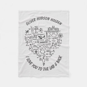 I Liebe Sie zum Labrador und hinteren Fleecedecke