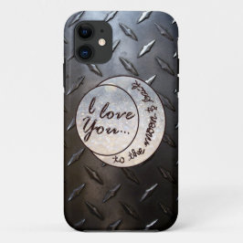 I Liebe Sie zum Mond u. zur Rückseite Case-Mate iPhone Hülle