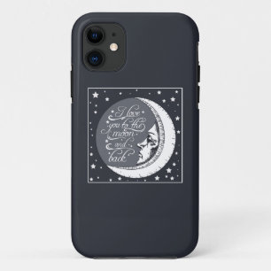 I Liebe Sie zum Mond und zur Rückseite Case-Mate iPhone Hülle