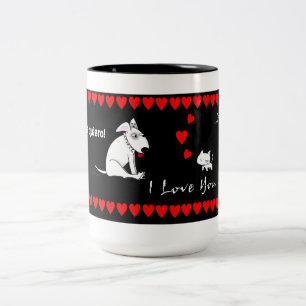 I Liebe Sie Zwei-Ton Tasse