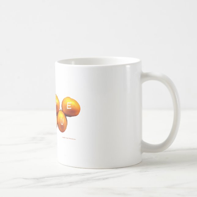 I Liebe Sie Zwiebeln Tasse (Rechts)