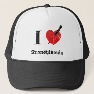 I Liebe Siebenbürgen (Schwarzes abgefressener Truckerkappe