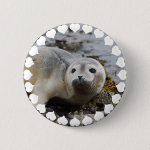 I Liebe-Siegel Button