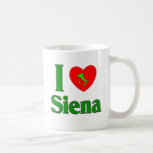 I Liebe Siena Italien Tasse (Rechts)