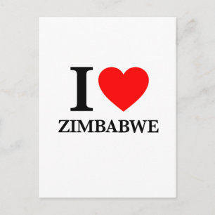I Liebe Simbabwe Postkarte