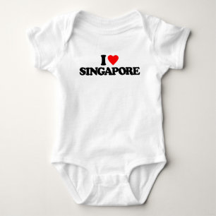I LIEBE SINGAPUR BABY STRAMPLER