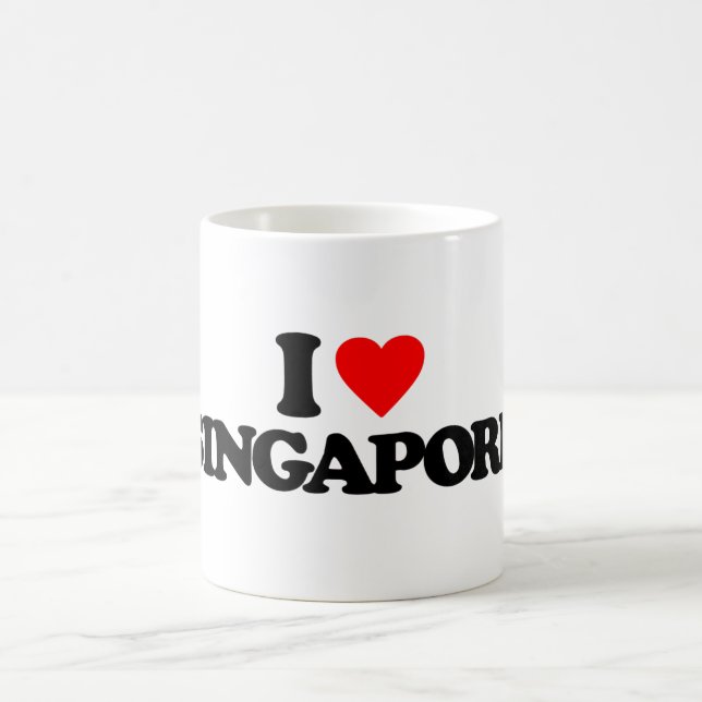 I LIEBE SINGAPUR TASSE (Mittel)