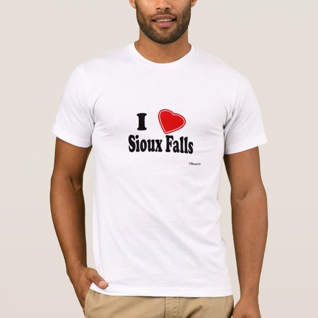 I Liebe Sioux Falls T-Shirt (Vorderseite)