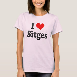 I Liebe Sitges, Spanien. Ich Encanta Sitges, T-Shirt
