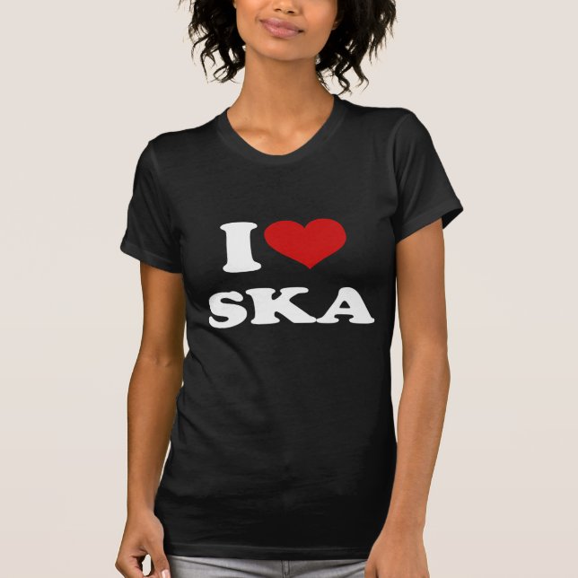 I Liebe Ska T-Shirt (Vorderseite)
