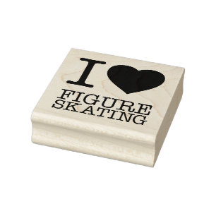 I LIEBE SKATEN GUMMISTEMPEL