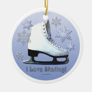 I Liebe-Skaten Keramikornament