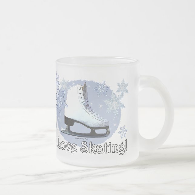 I Liebe-Skaten Mattglastasse (Rechts)