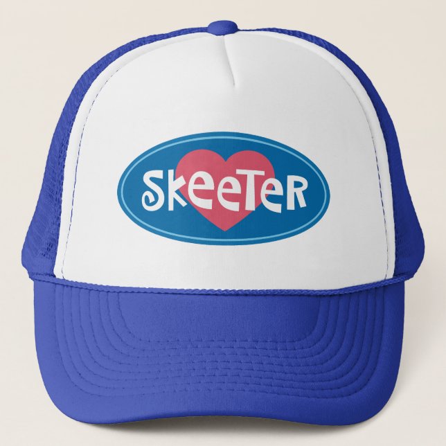 I Liebe Skeeter Truckerkappe (Vorderseite)
