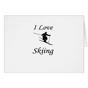 I Liebe Skifahren