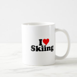 I Liebe Skifahren Skis Snowboarden Kaffeetasse