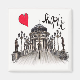 I Liebe Skoplje Magnet