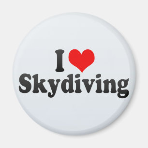 I Liebe Skydiving Magnet