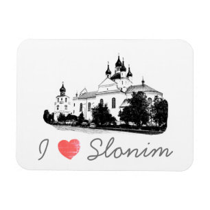 I Liebe Slonim Belarus Architektur Magnet
