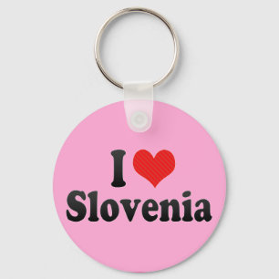 I Liebe Slowenien Schlüsselanhänger