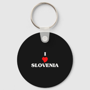 I Liebe Slowenien Schlüsselanhänger