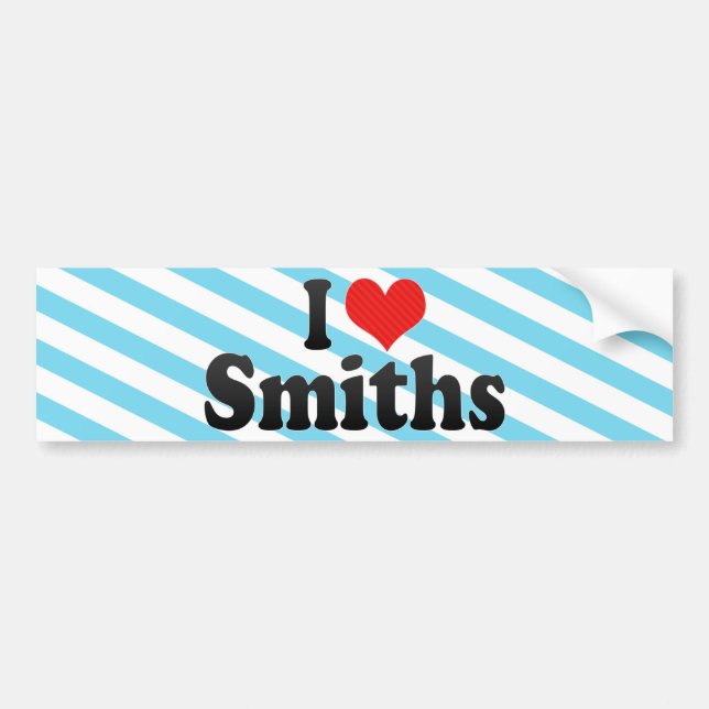 I Liebe-Smithe Autoaufkleber (Vorne)
