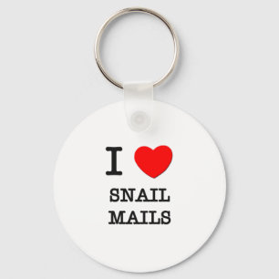 I Liebe-snail mail Schlüsselanhänger