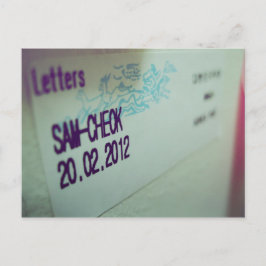 I Liebe Snailmail - Brief von Korea Postkarte