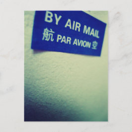 I Liebe Snailmail - per Luftpost Postkarte