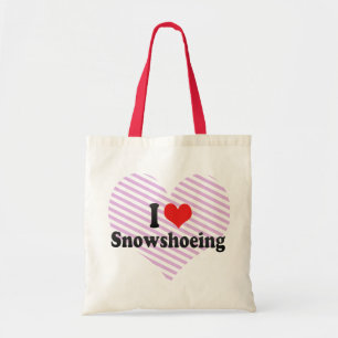 I Liebe Snowshoeing Tragetasche
