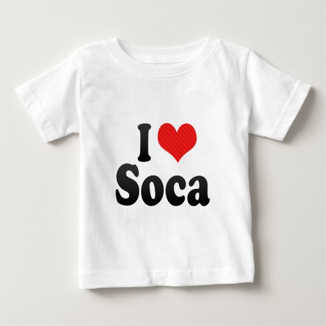 I Liebe Soca Baby T-shirt (Vorderseite)